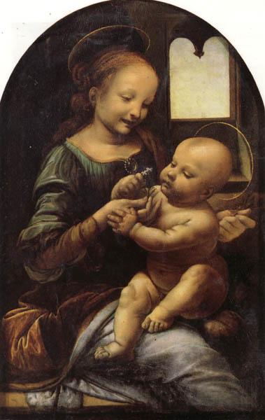 LEONARDO da Vinci The Benois Madonna